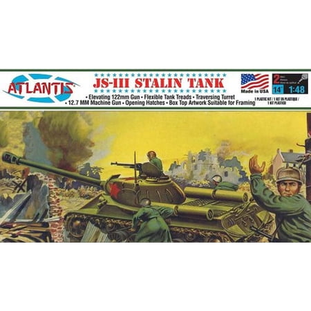 Atlantis Models A303 Russian JS-III Stalin Tank 1/48 Plastic Model Kit