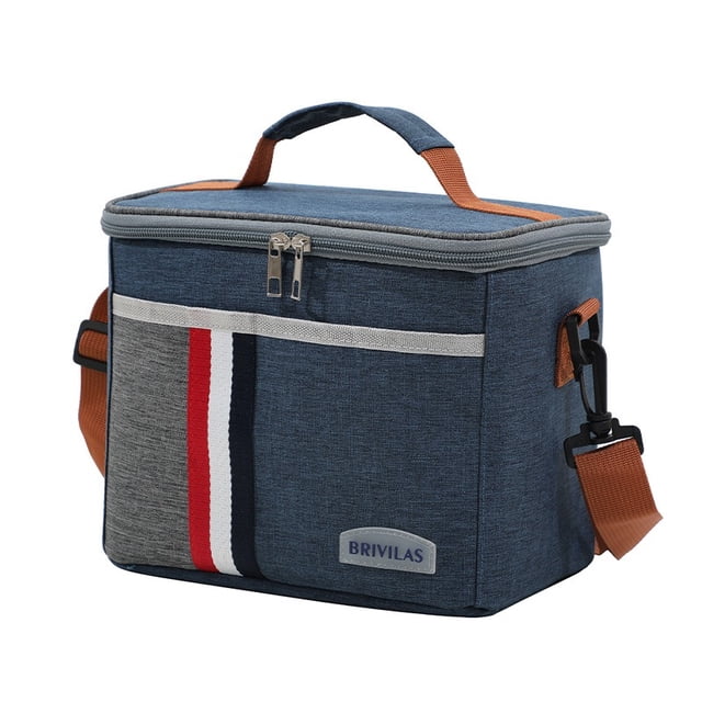 Bolsa de almuerzo aislada para mujeres/hombres – Fiambrera reutilizable para oficina, picnic, senderismo, playa – Bolsa organizadora a prueba de fugas