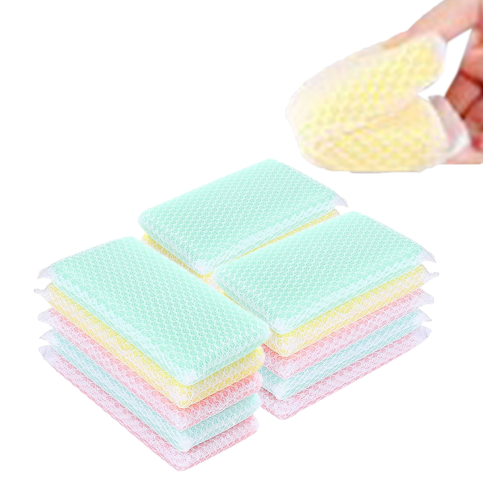 Kitchen Scrub Sponges Melamine Sponge Foam Cleaning Pads Non - Temu