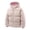 #Pink, variant on DPTALR Men's Solid Color Plus Thick Warm Long Sleeve Hooded Zipper Cardigan Jacket,Navy,XL