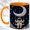 Orange, variant on Astronaut Moon Swing Coffee Mug, Space Dream Mug, Ceramic 11 oz