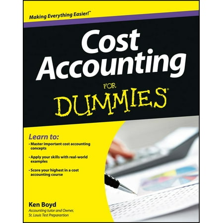 Cost Accounting For Dummies Walmart Com
