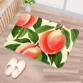 thumbnail image 5 of Peach Polyester Non-Slip Machine Washable Door Rug Game Mat Kitchen Rug Office Rugs, 5 of 6
