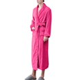 thumbnail image 2 of beishanbush 2025 Women Robes Under $10 Women'S Double Pocket Flannel Bathrobe Soft and Warm Double Faced Velvet Bathrobe Pajamas and Home Wear Bathrobe Robe, 2 of 6