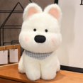 thumbnail image 2 of TOYOUME Dog Plush Stuffed Animal Toy, 1 Count, 9.8 Inch, for Kids and Adults, White, 2 of 8