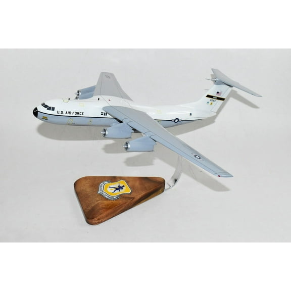 Lockheed Martin® C-141A Starlifter, 437th Military Airlift Wing 66-0163, 18" Mahogany Scale Model