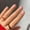 E, variant on 24Pcs Press On Nails, ABS Acrylic Glue On Nails, Medium Length Reusable Artificial Nail Art Set, Easy Apply False Nails for Women, Perfect for Parties, Weddings, Daily Wear & Gifting