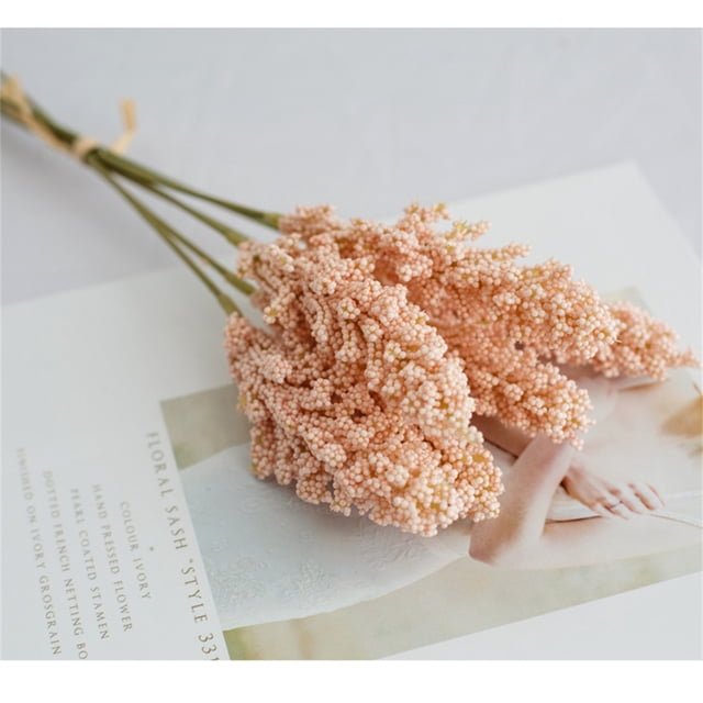 Ltdhehe Artificial Lavender Decorative Bouquets Flower Decoration Home DIY Vases Cheap 6 Pieces Per