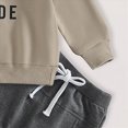 thumbnail image 5 of Toddler Baby Boy Clothes Long Sleeve Crewneck Sweatshirt Top Casual Pants Set 2Pcs Fall Winter Outfits 3M-3T, 5 of 5
