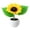 Yellow1, variant on Shimmering Sunflower Lamp, 3 Warm LED Lights, 3 Level Dimming, Sunflower Night Light Ambient Home Decor, USB Charging, Valentine's Day Gift for Living Room, Bedroom with 1 Remote Control