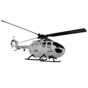 Roofworld C186 2.4G RC Helicopter with 6-Axis Gyroscope, Gray