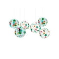 thumbnail image 2 of Flamingo Hawaiian Print Paper Lanterns With Palm Tree Leaves Birthday Wedding Decorations Anniversaire Summer Birthday, 2 of 11