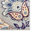 thumbnail image 4 of Home Dynamix Tremont Lincoln Bohemian Floral Area Rug, Grey/Red, 21"x35", 4 of 6
