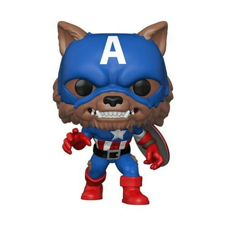 Funko Pop! Marvel: Year Of The Shield - Capwolf Amazon Funkon Exclusive