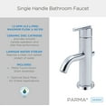 thumbnail image 3 of Gerber D236158 Parma 1.2 GPM Single Hole Bathroom Faucet - Bronze, 3 of 3