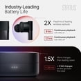 thumbnail image 3 of Status Audio Between 3ANC Onyx Wireless Earbuds - Triple Driver - Active Noise Cancelling - 6X Microphones - Transparency Mode - 8H Playtime - Bluetooth 5.2. - IPX5 Waterproof, 3 of 5