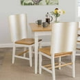 thumbnail image 5 of Beige Gradient Chair Back Covers Set of 1, Countryside Farmhouse Stretch Dining Chair Back Slipcovers Removable Seat Cover for Kitchen Restaurant Hotel Cafe, 5 of 9