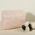 thumbnail image 2 of Unique Bargains 1Pc Cotton Makeup Bag Large Travel Cosmetic Pouch Toiletry Bag Cute Rabbit Pattern Makeup Bag Pink, 2 of 6