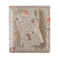 thumbnail image 1 of Juego de sábanas de franela Comfort Spaces, tamaño completo, color topo Woodland, 1 of 9