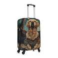 thumbnail image 3 of Balery Luggage Cover Tree Meditating Golden Retriever Print Suitcase Covers for Luggage Elastic Washable Suitcase Protector Fits 18-32 Inch Luggage-Small, 3 of 9