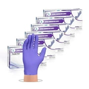 SafeWay Premium Nitrile Disposable Exam Gloves, Large, 600/Box Ambidextrous Gloves with Textured Fingertips, Food & Medical-Grade for Cooking, Cleaning, and Pet Care