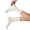 White, variant on Yuanlong Women's Ruffle Edge Crew Socks Sweat Absorbent Polka Dot Slouchy Autumn And Winter Socks Holiday Hosiery