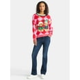 thumbnail image 2 of Holiday Time Women's Embellished Pullover Christmas Sweater, Midweight, Sizes XXS-XXXL, 2 of 5