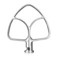 thumbnail image 1 of Stainless Steel Flat Stirrer Attachment for 4.5-5 Quart Stand Mixer with Tilting , Dishwasher Safe, 1 of 5