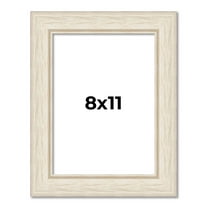 8x11 Frame White Real Wood Picture Frame Width 1.75 inches | Interior Frame Depth 0.5 inches |