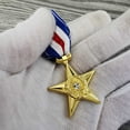 thumbnail image 6 of BQBQERT America Commendation Star Medals Brooch Pin,Bronze Stars Medals Commemorative Collector Decorative Badge, 6 of 9