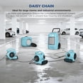 thumbnail image 5 of ALORAIR 600 CFM Air Mover Blower Fan for Industrial, Workshop, and Home Use - 3 Speeds, 5 Adjustable Angles and Daisy Chain - Ideal for Water Damage Restoration and Plumbing - GF600A Blue, 5 of 11
