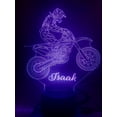 thumbnail image 3 of YSITIAN Dirt Bike lamp 3D Illusion Night Light,Remote Control Table Desk Lamps, USB Charger Lighting Home Decoration for Kids,Birthday Gift Led Colors Optical H1116-343, 3 of 3