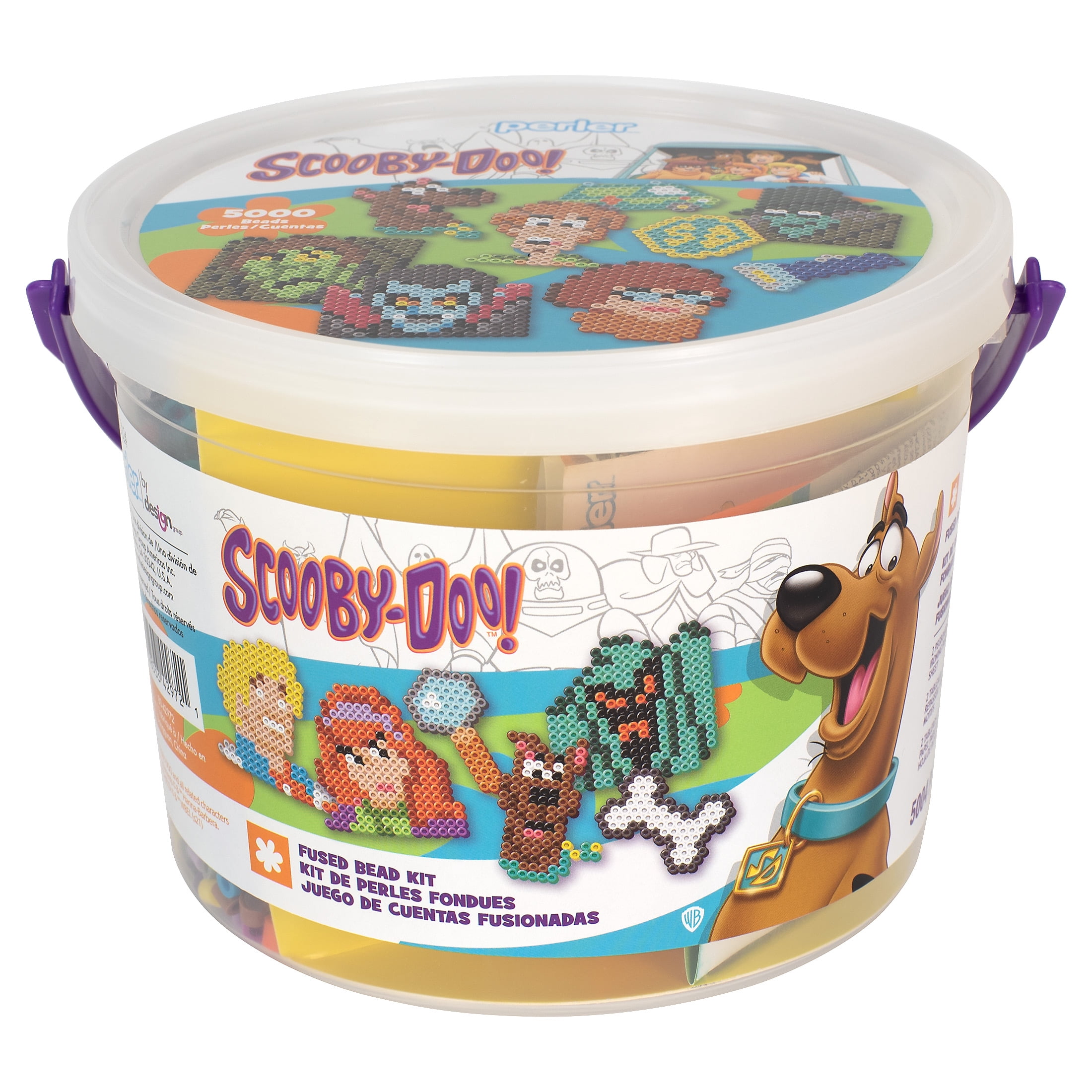 Perler Scooby Doo Fused Bead Activity Bucket, Ages 20 and up, 20 Pieces