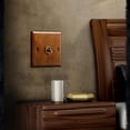 thumbnail image 4 of Retro Style Toggle Switch Panel Wall Lamp Switch for Farmhouse Home Bedroom single open, 4 of 6