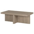 thumbnail image 2 of Evelyn&Zoe Contemporary Durable Rectangular Medium Density Fiberboard, Antiqued Gray Oak, 2 of 7