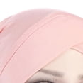 thumbnail image 3 of Cheers.US Solid Color Full Cover Inner Hijab Caps Muslim Forehead Cross Turban Stretch Hijab for Women Head Scarf Under Hijab, 3 of 5