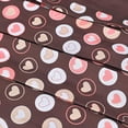 thumbnail image 5 of Girls Dress Brown Polka Dot Heart Contrast School Holiday Daily Casual 7 Years, 5 of 6