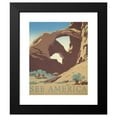 thumbnail image 2 of Frank S. Nicholson 20x24 Black Modern Framed Museum Art Print Titled - Discover Puerto Rico U.S.A. Where the Americas Meet (1936), 2 of 5