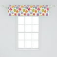 thumbnail image 2 of Ambesonne Alien Window Valance, Mutant Monster Lizards, 54" X 12", Multicolor, 2 of 3