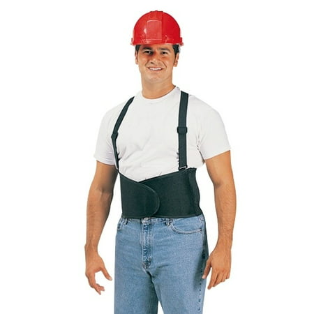 DuraWear™ Back Support Belt, Adjustable Suspenders, Black,