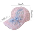 thumbnail image 3 of Summer Baseball Cap For Women Adjustable Size Sun Protection Hat With Breathable Mesh Back Cap For Outdoor Activities Picnic And Daily Wear, 3 of 6