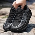 thumbnail image 5 of Men's Army Green Breathable Mesh Outdoor Running Shoes, Lightweight Athletic Sneakers for Hiking, Sports, and Casual Wear, 5 of 9