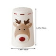 thumbnail image 2 of WHAMVOX 2Pcs Kitchen Salt Shaker Ceramic Seasoning Holder for Dining Table Assorted Color Cylindrical Shape, 2 of 8