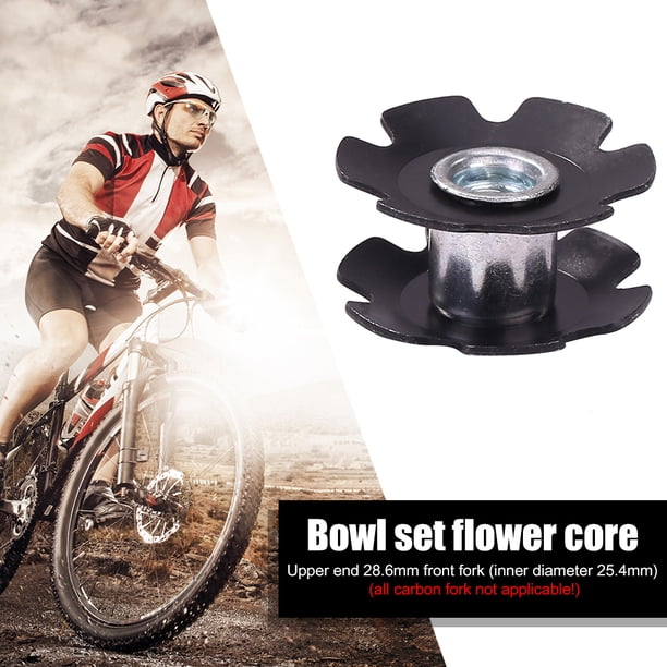Tuerca de estrella de bicicleta 286mm horquilla delantera de bicicleta de Ehuebsd carretera tornillos de sujeción de dirección enchufe de acero pieza de bicicleta de montaña