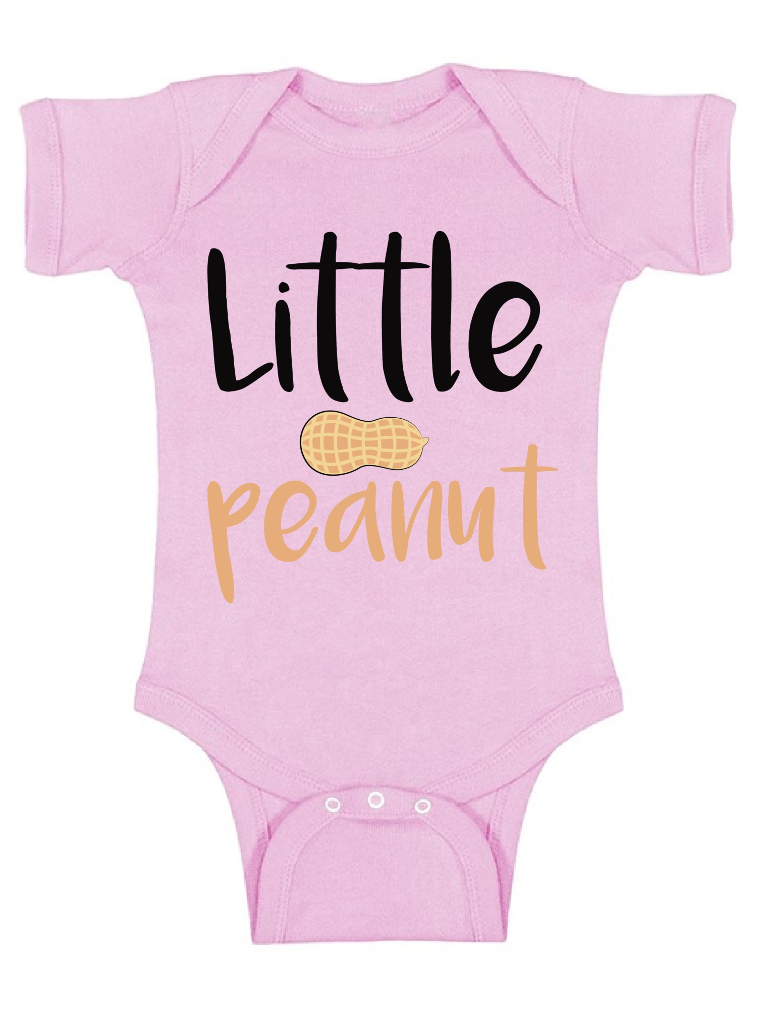 Cute and funny baby boy or girl peanut romper Little peanut baby clothes Modern baby clothes. many colors available
