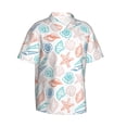 thumbnail image 2 of Haiem Colorful Seashells1 Printed Hawaiian Shirt for Men - Men’s Casual Beach Summer Shirts - Stretch Fabric with Modern Fit-Small, 2 of 9