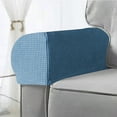 thumbnail image 1 of All-Inclusive Solid Color Plaid Sofa Armrest Cover, Elastic Protective Cover, Non-Slip, Thickened, Universal for All Seasons, 2pc, Couch Armrest Protector, Furniture Slipcover, Sofa Armrest Protector, 1 of 9