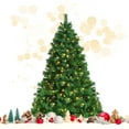 thumbnail image 2 of Patiojoy Pre-Lit Hinged Lifelike Xmas Tree, 6FT Lush Artificial Christmas Tree W/ 828 PVC Tips 350 LED Lights 8 Flash Modes, 2 of 10