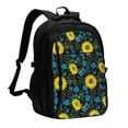 thumbnail image 1 of Fotbe Sunflowers And Blue Flower Mochila con Estampado y Puerto USB para Hombre y Mujer, Mochila Antirrobo, Mochila de Viaje, Mochila Escolar, Mochila Universitaria, 1 of 7