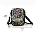 thumbnail image 2 of Bolso De Hombro Para Mujer, Bolso De Viaje, Bandolera Con Bordado Floral Vintage, Bolso Con Tapa Para Monedas, Bolso Con Cremallera Eigraketly AP007590-03, 2 of 5